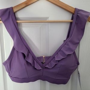 Time and Tru Purple bikini top size Small (4-6)